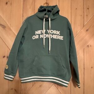 NYON New York or Nowhere Hoodie Graphic Streetwear Cotton Blend Large